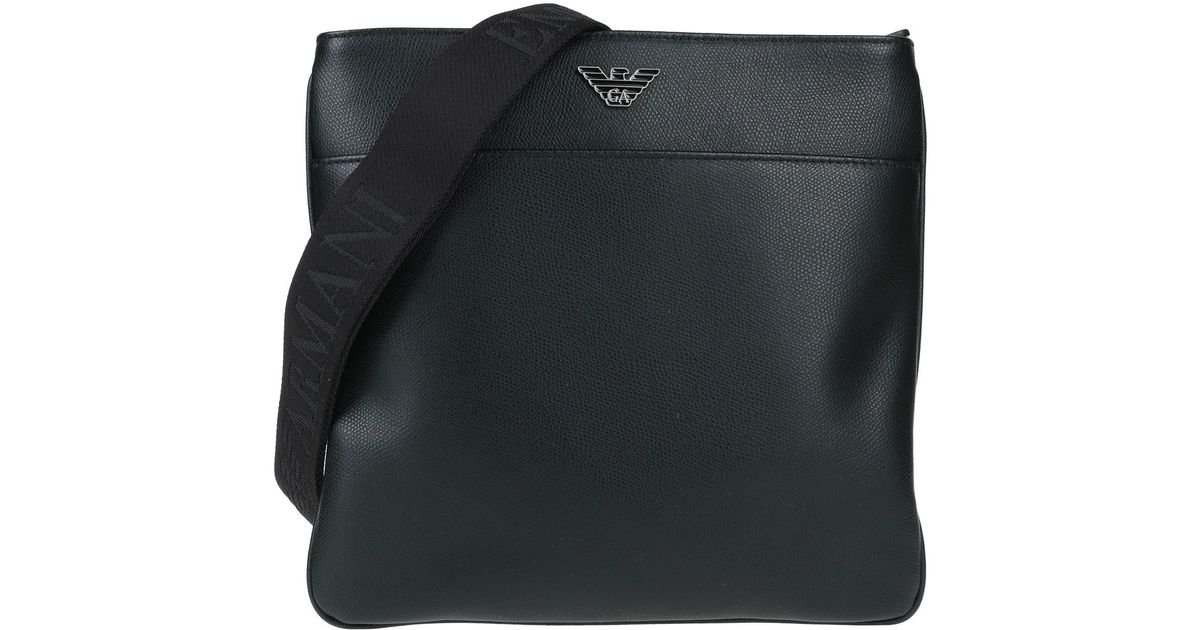 Emporio Armani Crossbody Bag in Black for Men Lyst