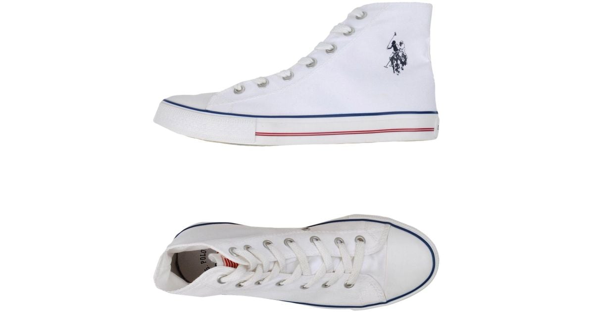 us polo high top sneakers