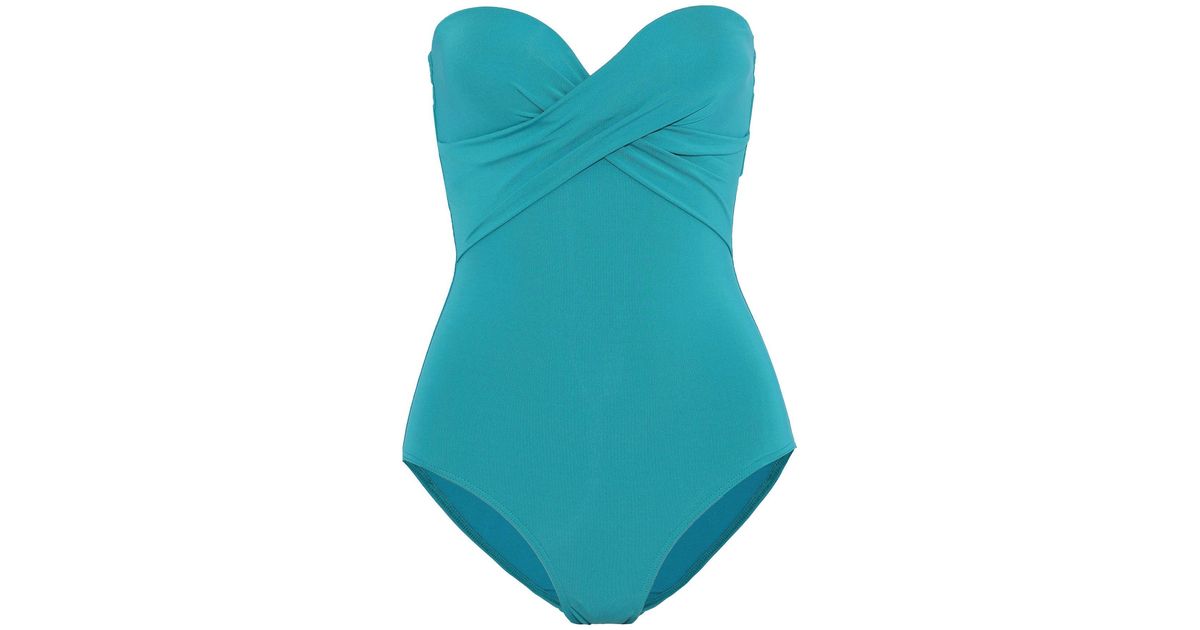 Jets by Jessika Allen Onepiece Swimsuit in Blue Lyst