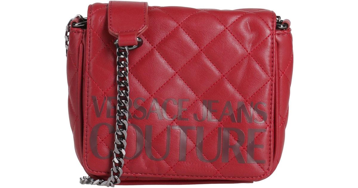 Versace Jeans Couture Cross-Body Bag in Red | Lyst UK