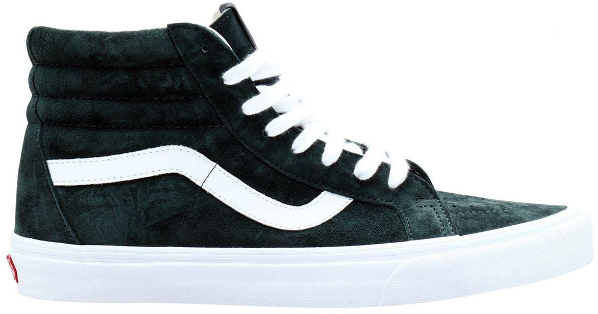 dark green high top vans