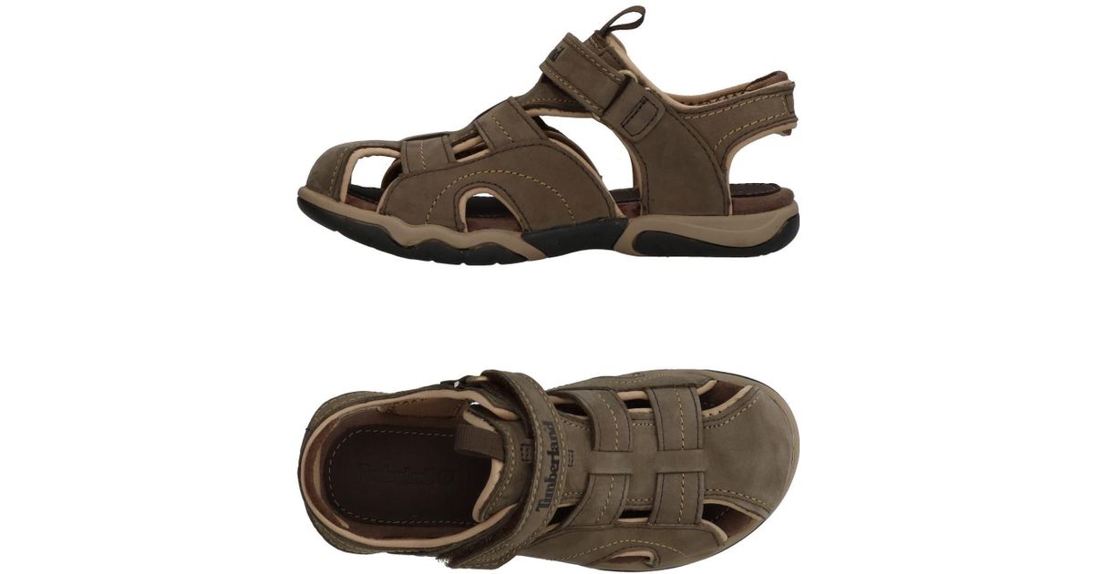 leather sandals timberland