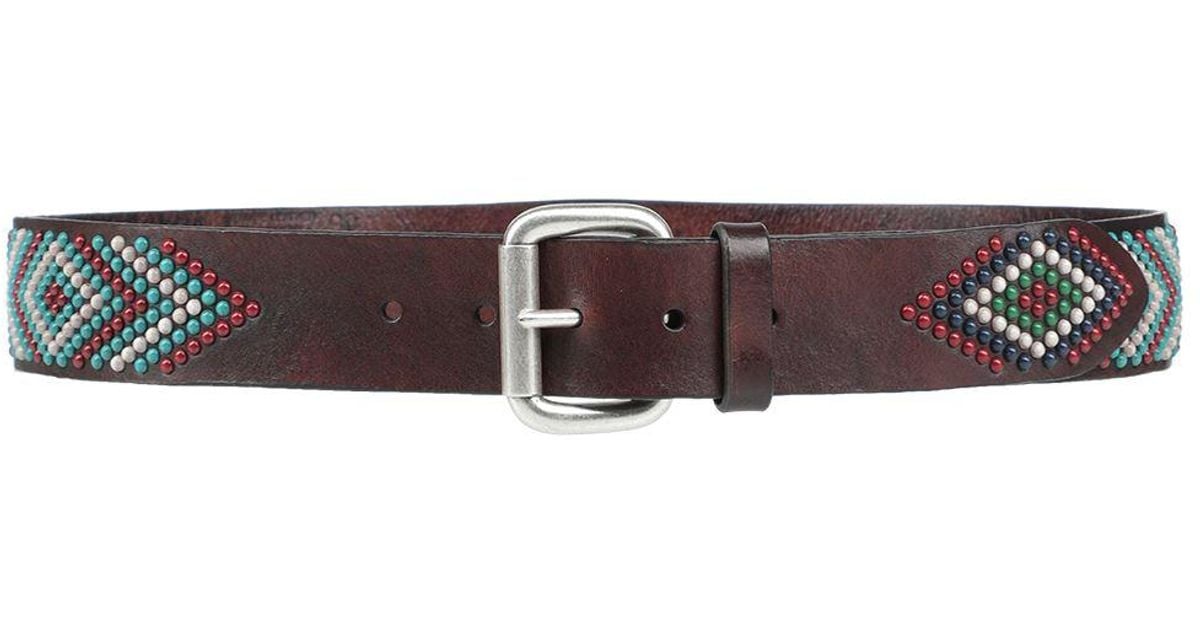 Orciani Leather Belt in Dark Brown (Brown) for Men | Lyst