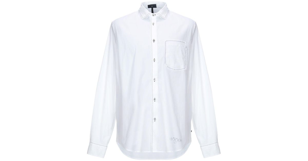Armani Jeans Shirt in White for Men - Lyst