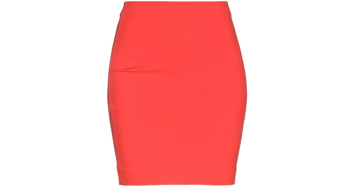 Space Style Concept Synthetic Mini Skirt in Red - Lyst