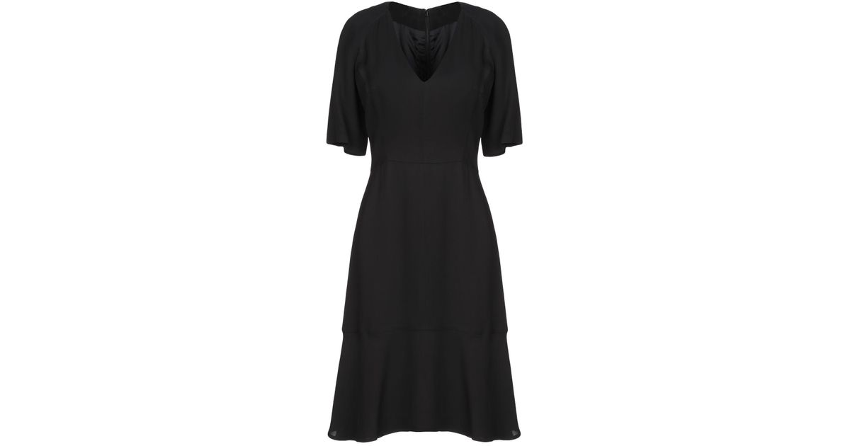 Etro Knee-length Dress in Black - Lyst