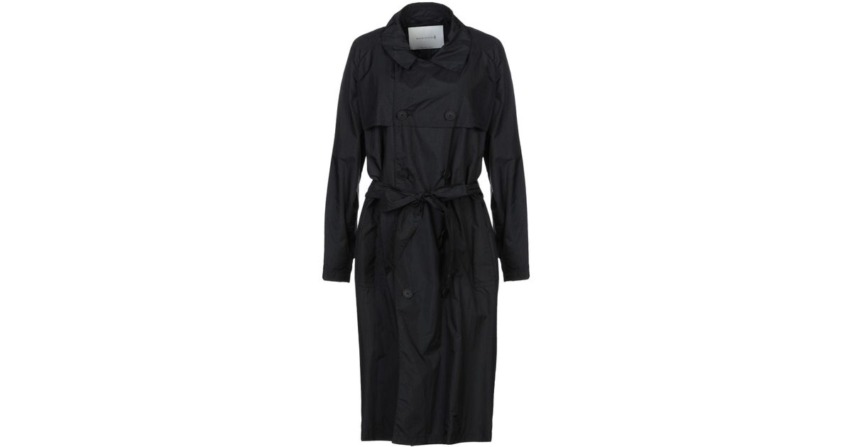 Mackintosh Synthetic Overcoat in Black - Lyst