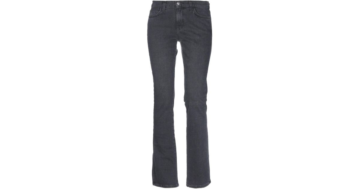 Current/Elliott Denim Trousers in Steel Grey (Gray) - Lyst