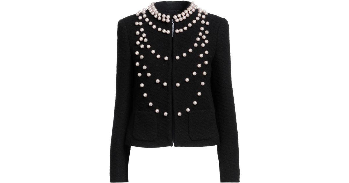 Moschino Suit Jacket in Black | Lyst