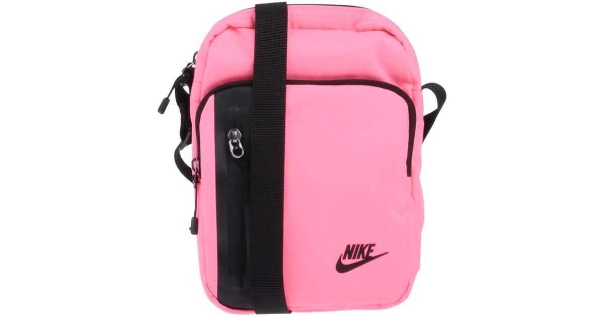 pink nike cross body bag