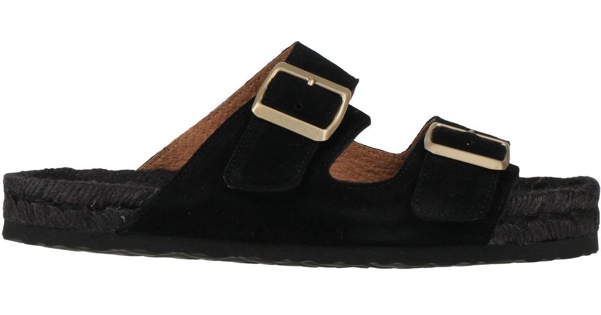 ALEX RIVIÈRE STUDIO x MANEBÍ Espadrilles Leather in Black | Lyst UK