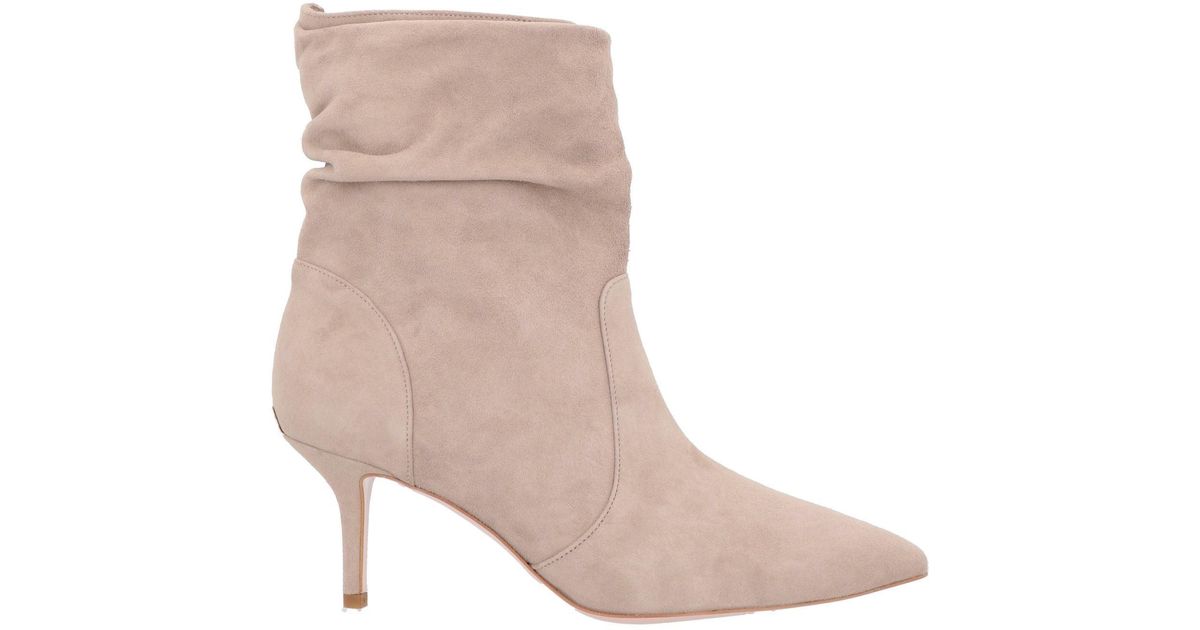 Liu Jo Ankle Boots in Natural | Lyst