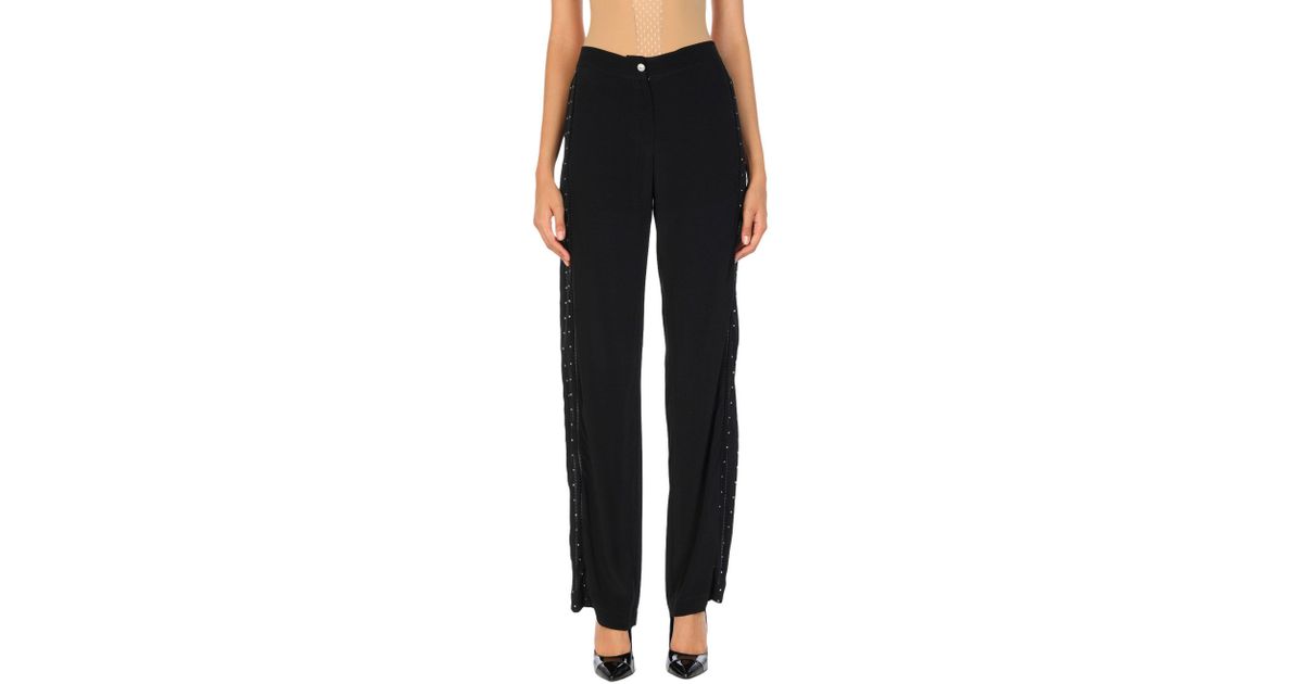 Just Cavalli Synthetic Casual Pants in Black - Lyst