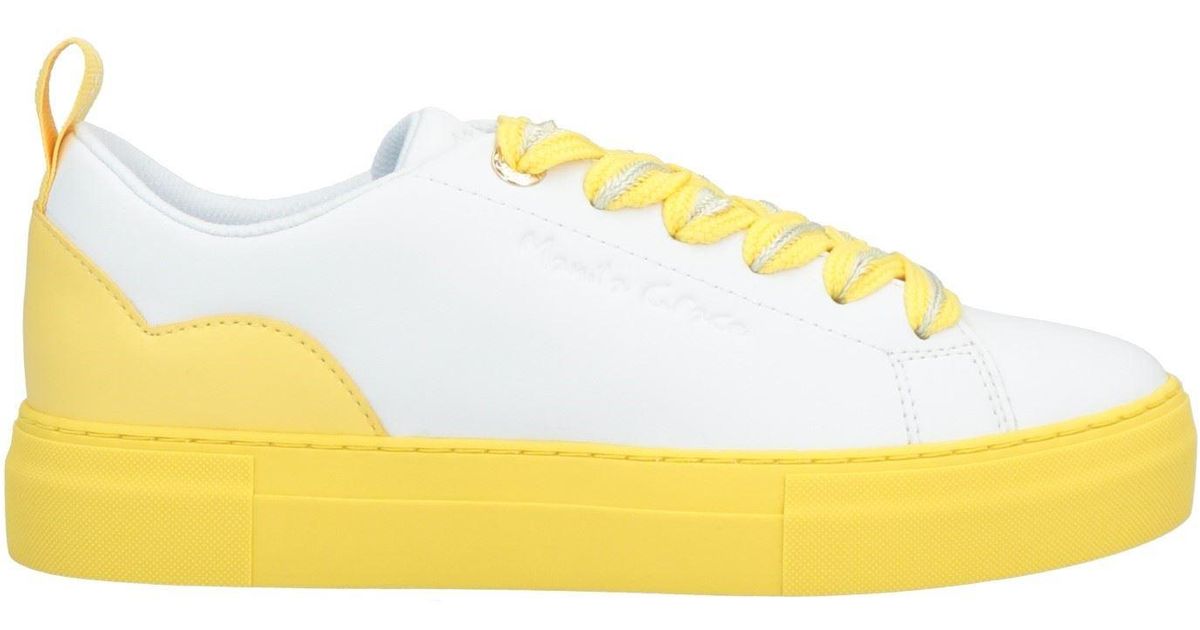 Manila Grace Leather Trainers in White | Lyst UK