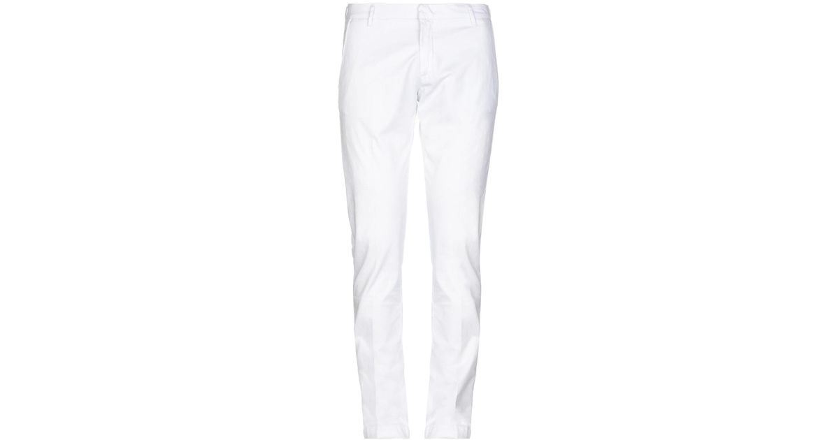 Michael Coal Casual Pants in White for Men - Lyst