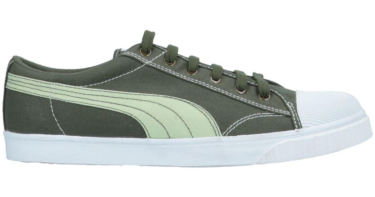 puma dark green shoes