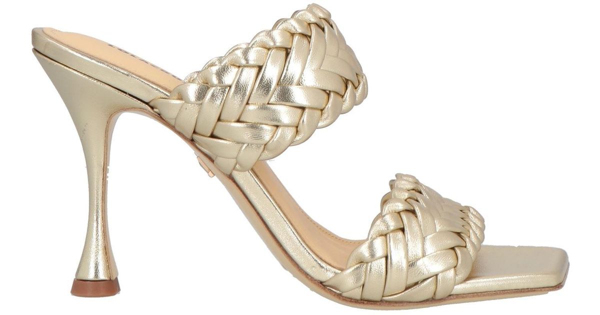 Lola Cruz Sandals in Metallic | Lyst