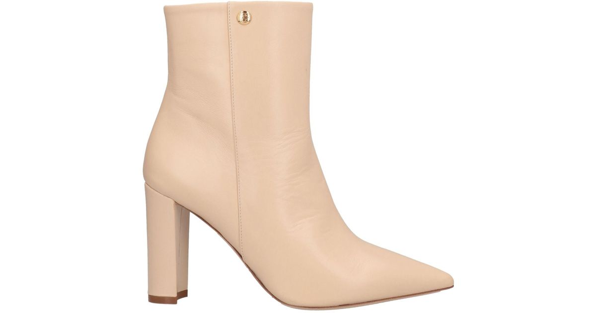 Tory Burch Ankle Boots in Natural | Lyst