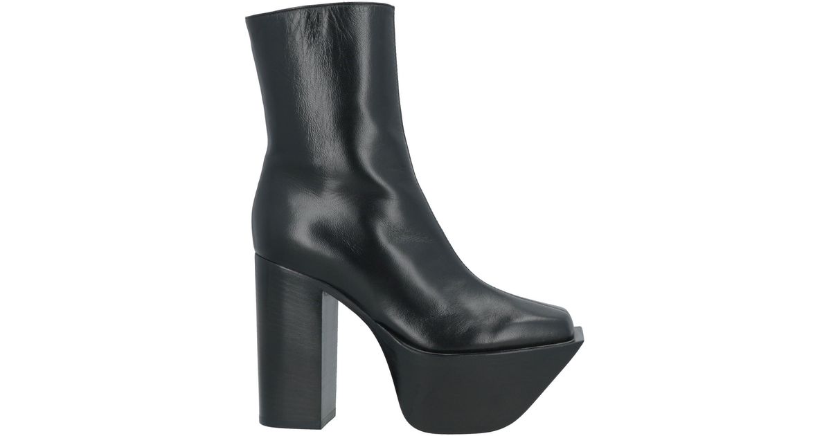 Peter Do Ankle Boots Leather in Gray | Lyst