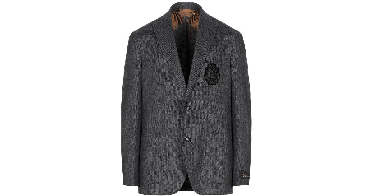 Billionaire Flannel Blazer in Lead (Gray) for Men Lyst