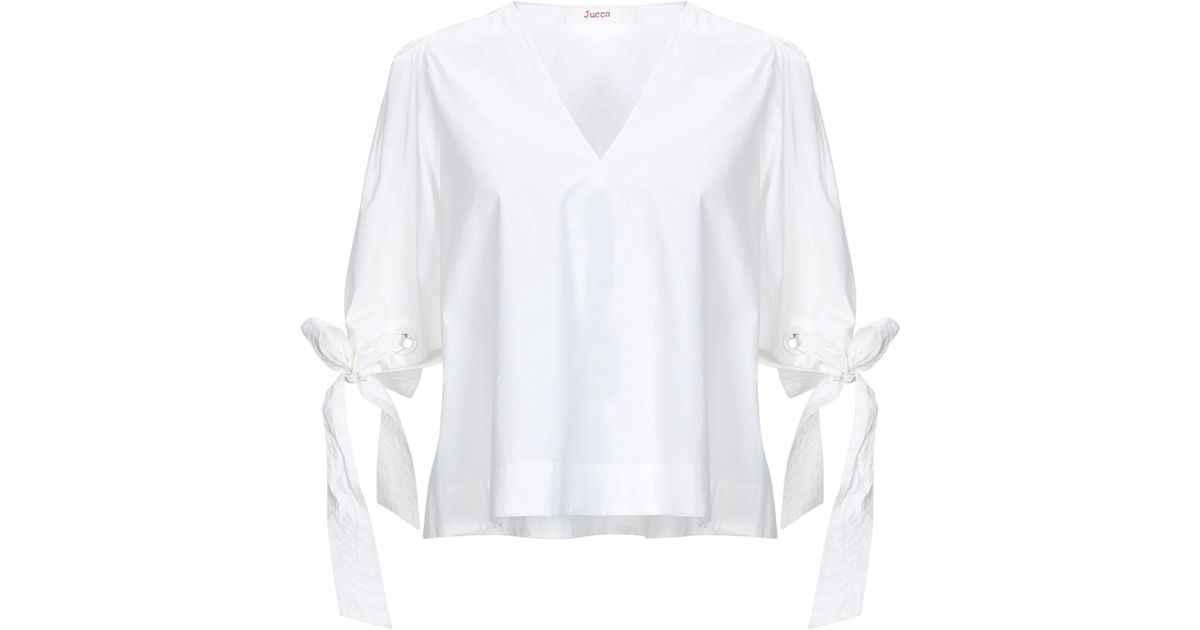 Jucca Cotton Blouse in White - Lyst