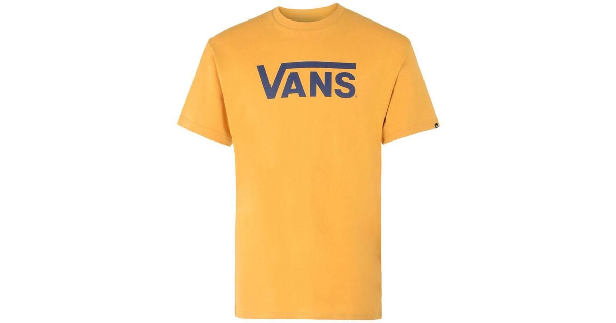 vans t shirt yellow