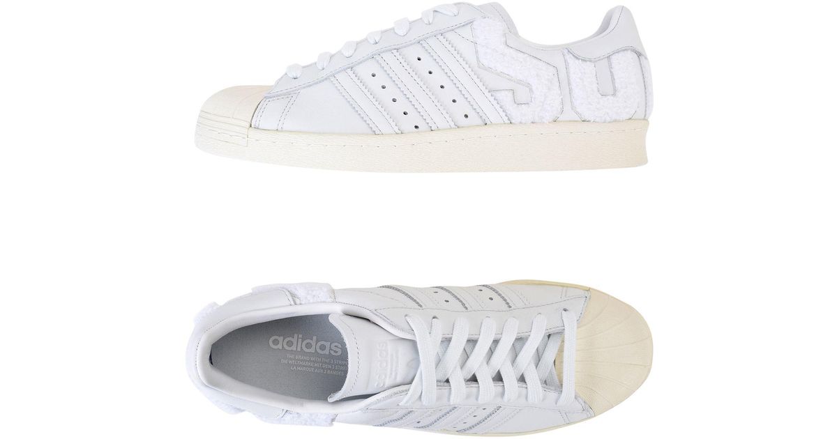 adidas Originals Leather Low-tops & Sneakers in Crystal White/ Crystal White/ of (White) for Men 