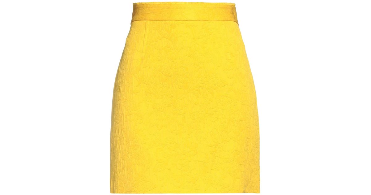 Proenza Schouler Yellow Mini Skirt