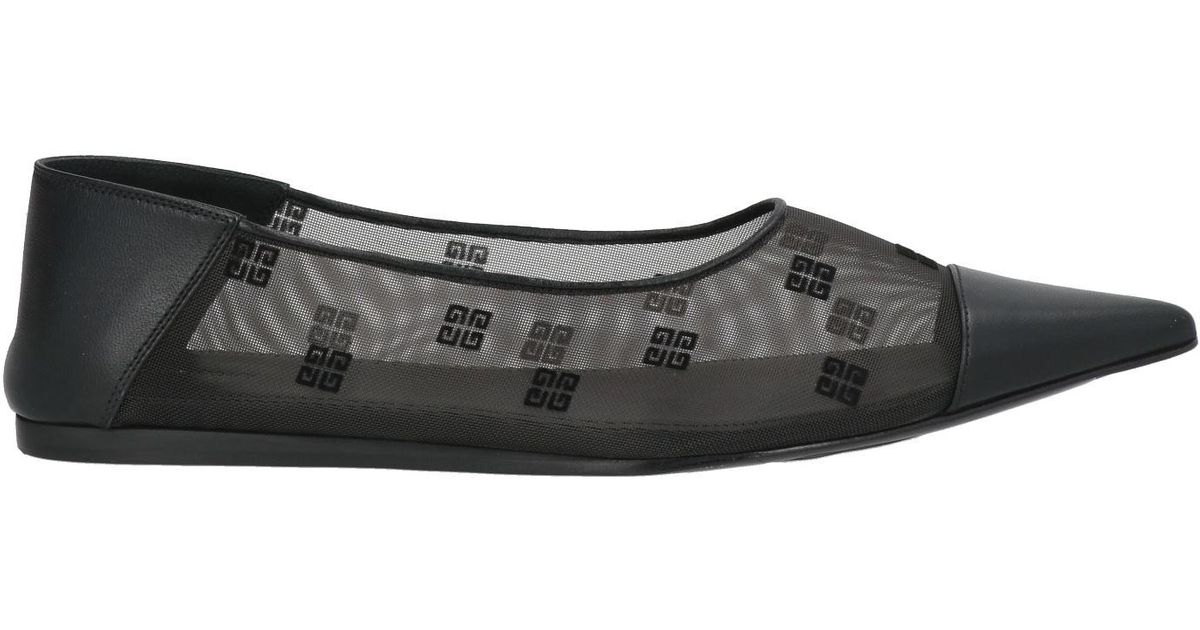 Givenchy Black Lamb Ovis Aries Aries Ballet Flats
