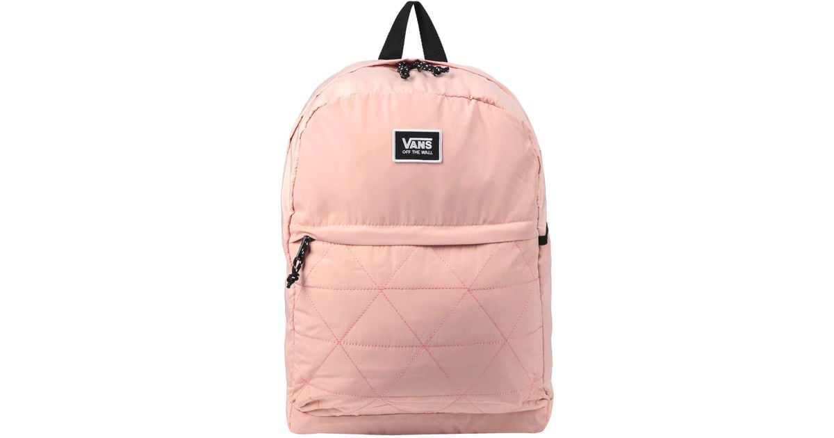 vans grey and pink backpack