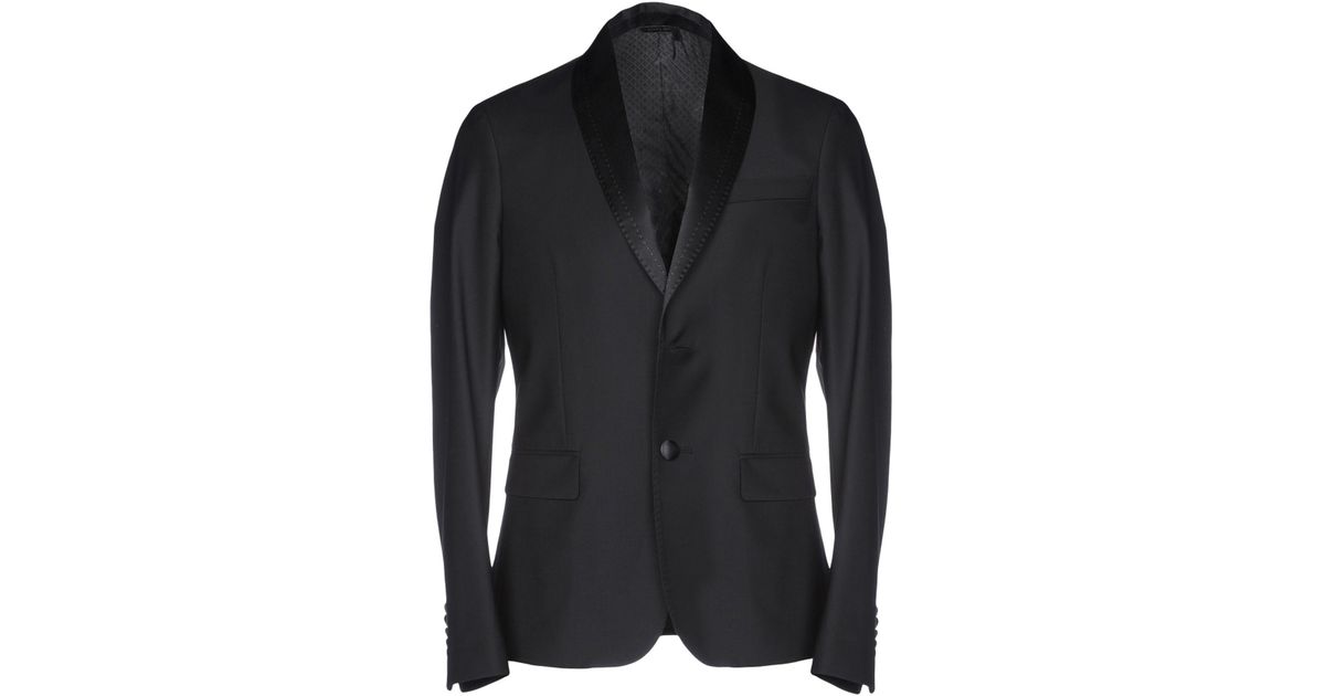 Patrizia Pepe Synthetic Suit Jacket in Black for Men - Lyst