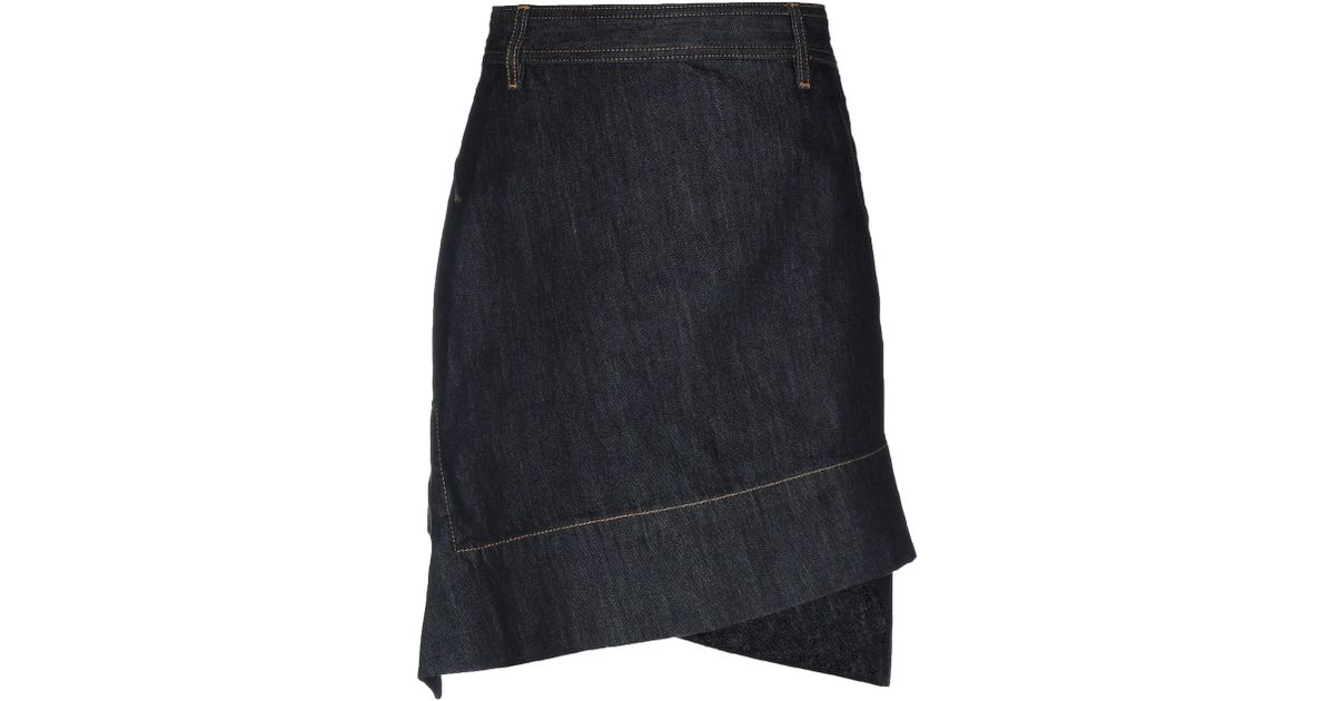 Vivienne Westwood Anglomania Denim Skirt in Blue - Lyst