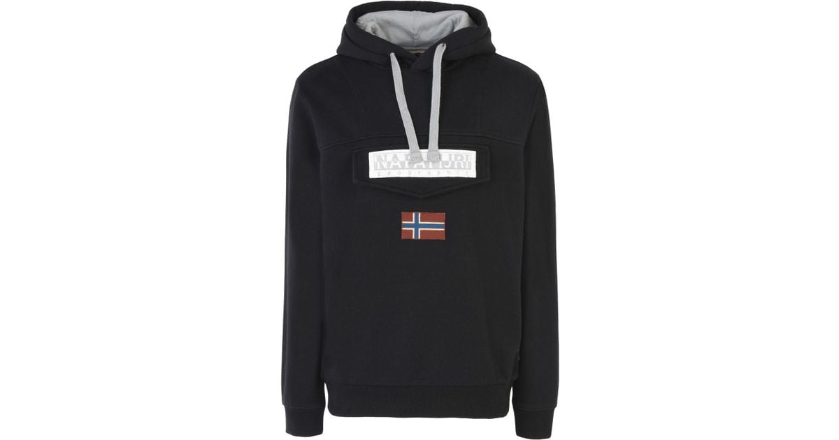 napapijri burgee hoodie black