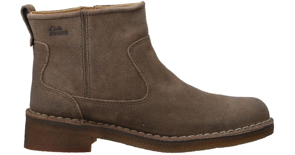 flat brown suede boots