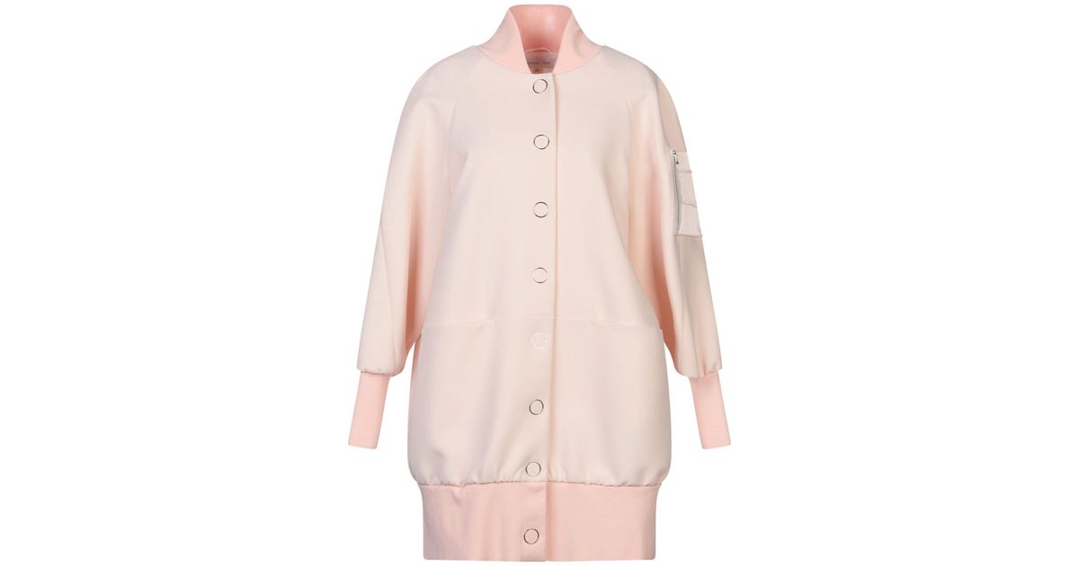 Patrizia Pepe Synthetic Jacket in Light Pink (Pink) - Lyst