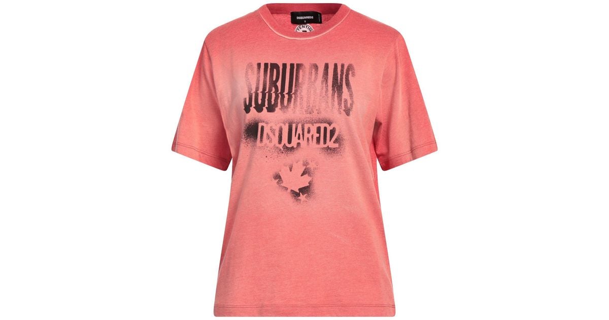 Yoox Dsquared2 Pink T Shirt DSQUARED2 Pastel Yellow Men's T-shirt