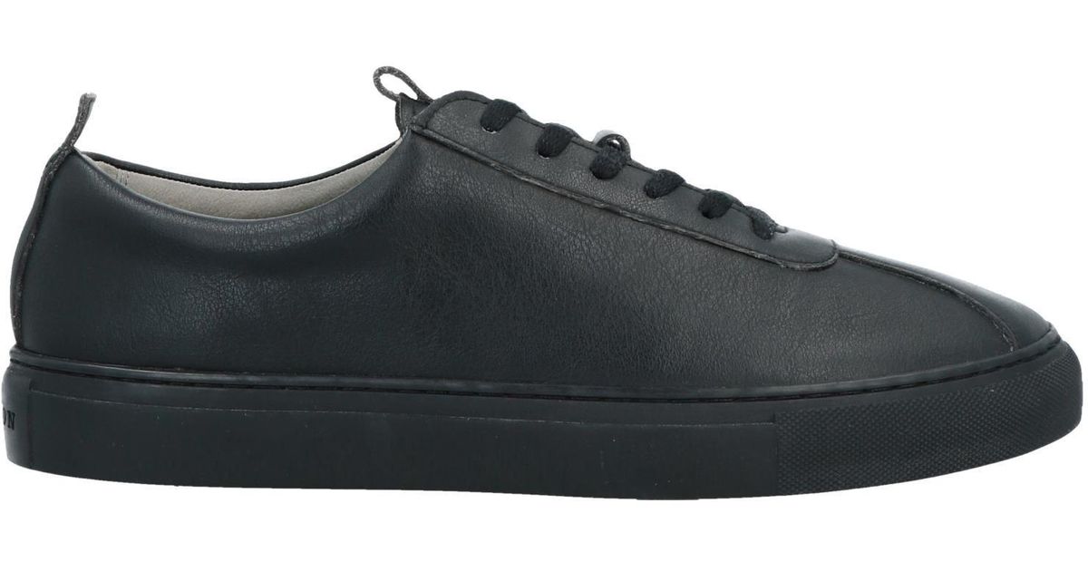 grenson black trainers