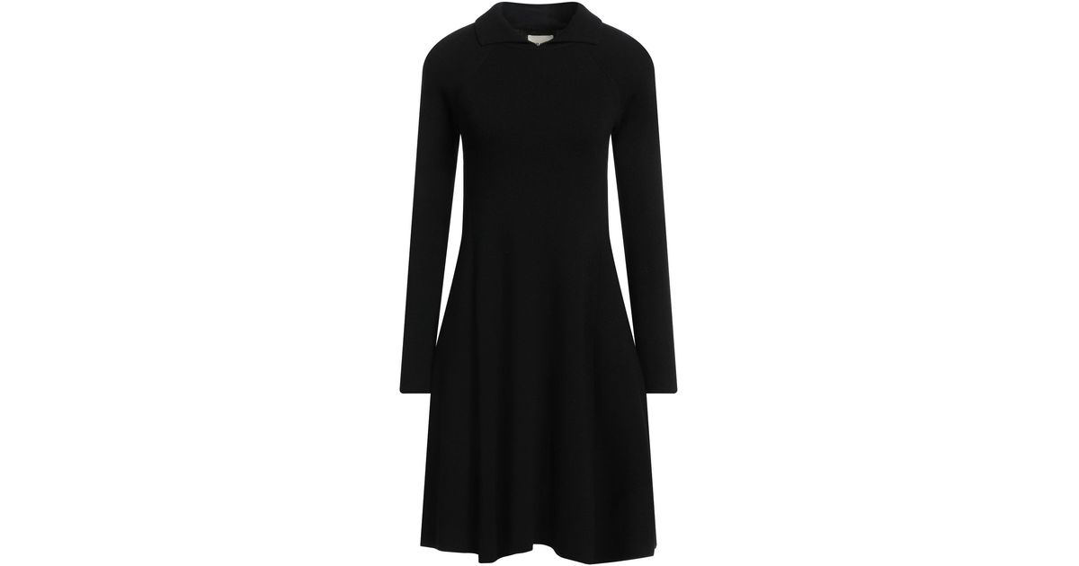 Khaite Short Dress in Black | Lyst