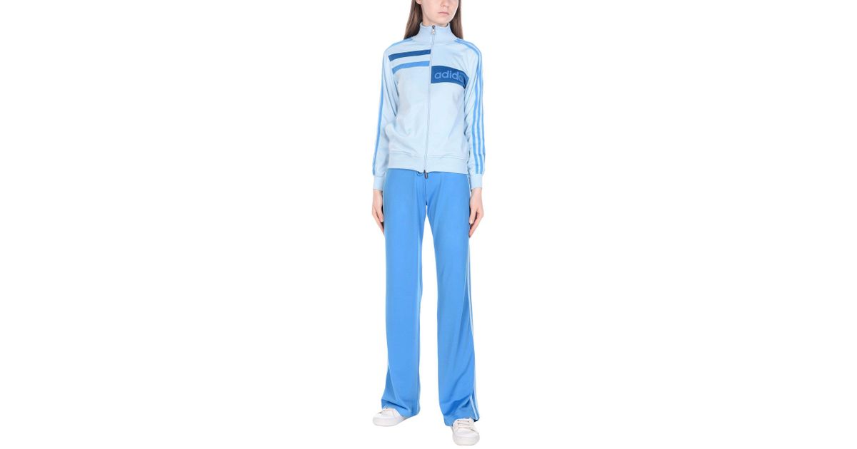 adidas sweatsuit blue