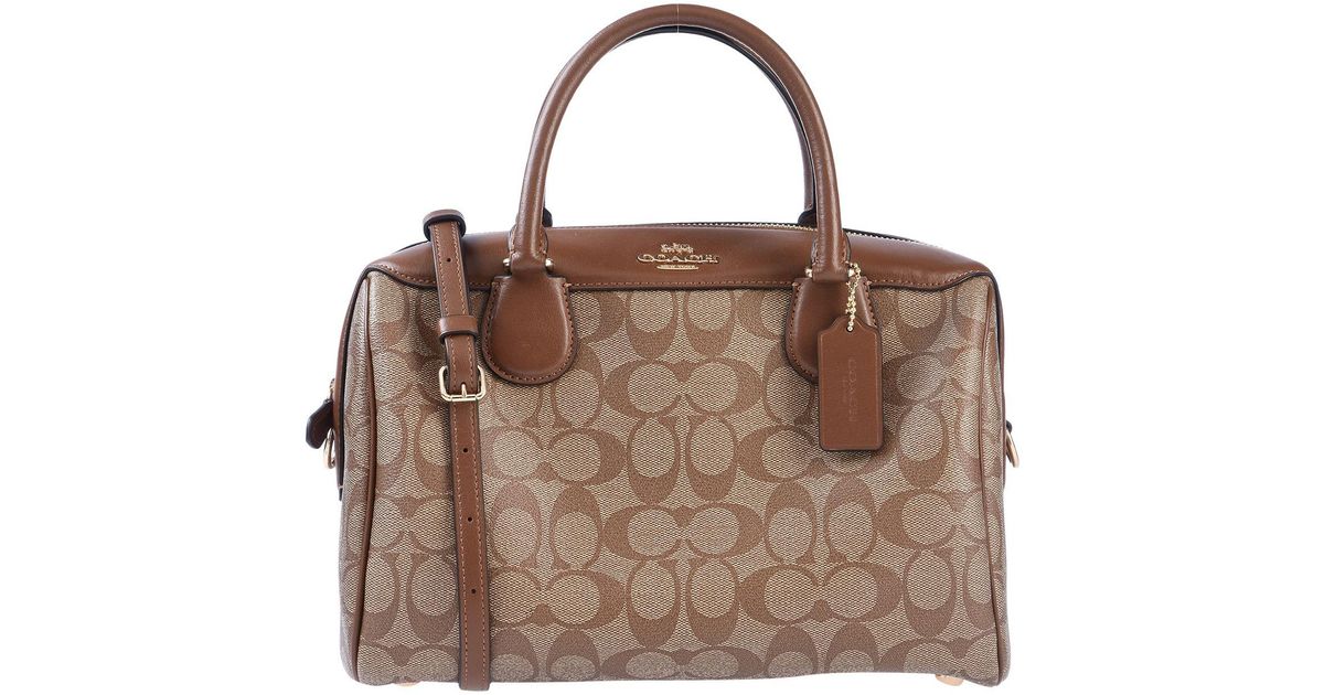 COACH Handbag in Light Brown (Brown) Lyst