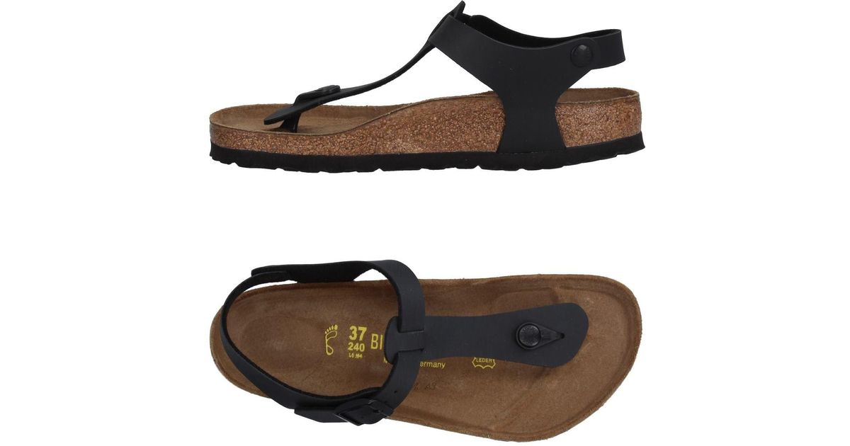 Birkenstock Toe Strap Sandal in Black Lyst