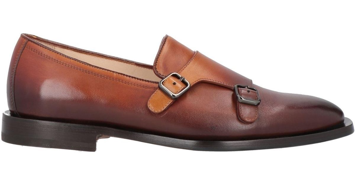 Santoni Loafers in Brown for Men | Lyst