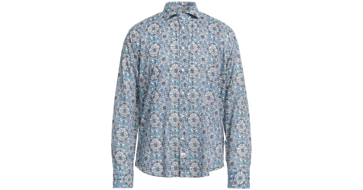 Panama Shirt in Blue for Men | Lyst