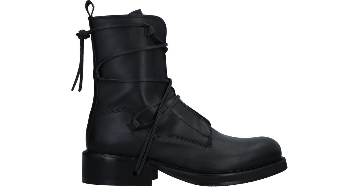 Dirk Bikkembergs Leather Ankle Boots in 