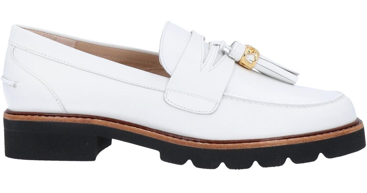 stuart weitzman manila loafer white