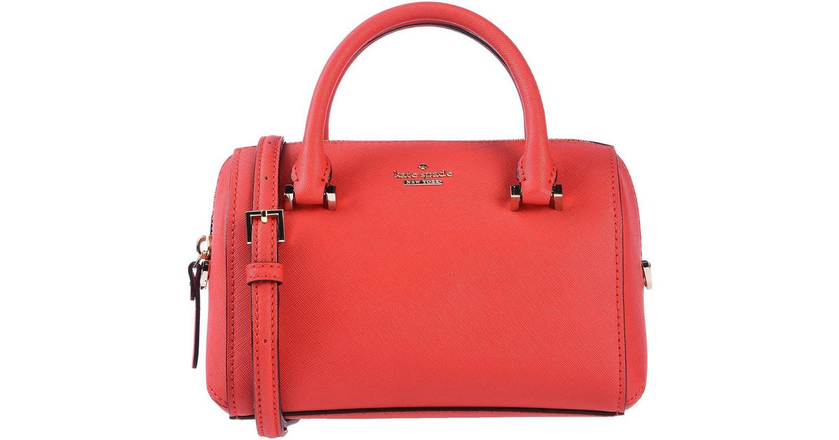 Kate Spade Leather Handbag in Red Lyst