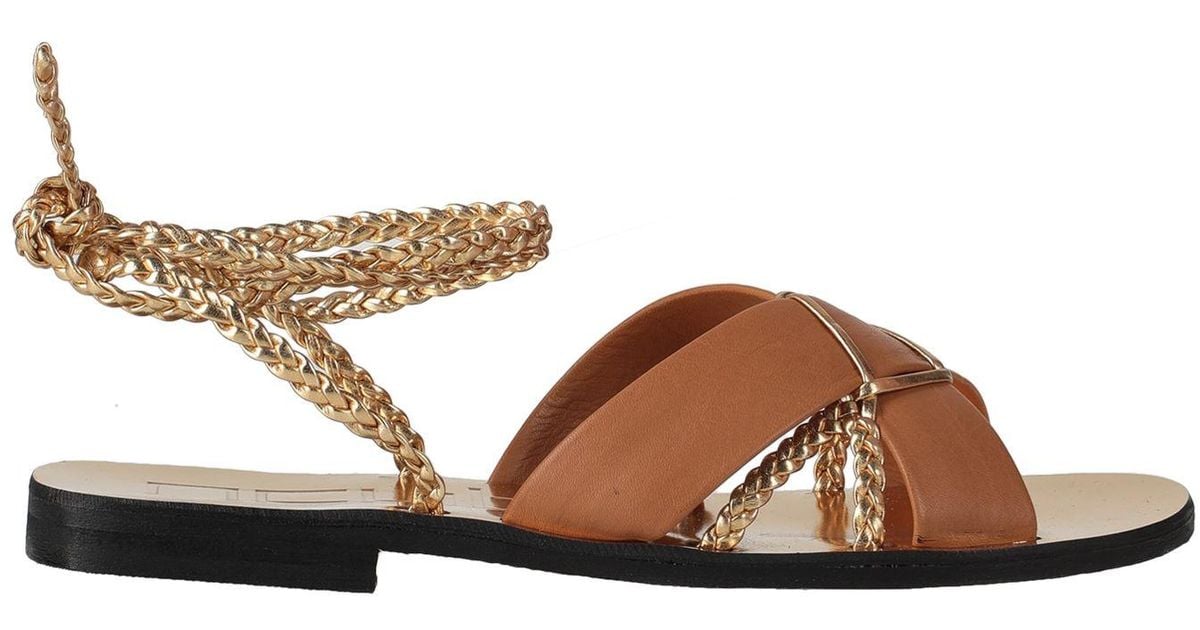 ecco tan sandals