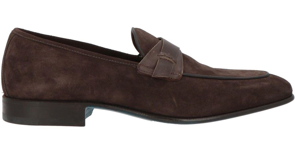 Ruby Sutor Sutor Mantellassi Dark Loafers Leather in Brown for Men | Lyst UK