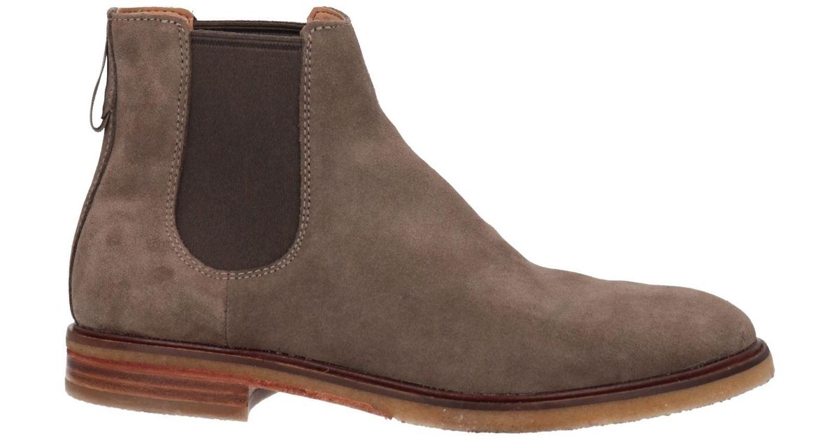 clarks grey ankle boots