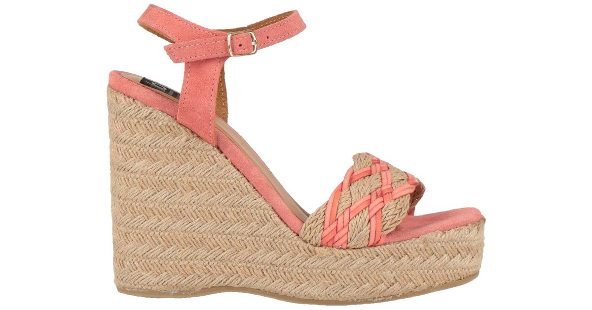Islo Isabella Lorusso Espadrilles Leather, Textile Fibers in Pink | Lyst